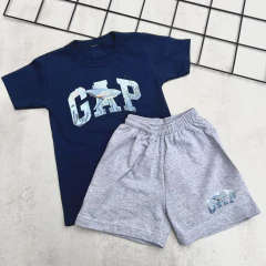 CONJUNTO G*P SHARK - AZUL MARINO/GRIS - comprar online