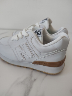 ZAPATILLAS NEW CORDON BLANCAS 21 al 34 en internet