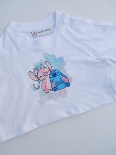 CROPTOP OVERSIZE STITCH Y ANGEL - comprar online