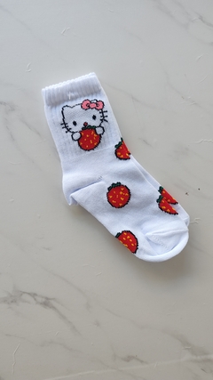 Imagen de MEDIAS INFANTIL BLANCA DISEÑO