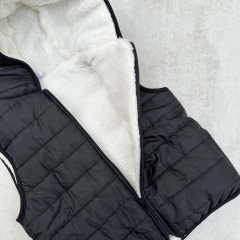 CHALECO ESCOLAR CON CORDERITO SOFT – NEGRO en internet