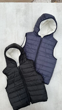 CHALECO ESCOLAR CON CORDERITO SOFT – NEGRO - Waikiki Babys