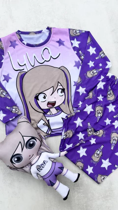 PIJAMA LARGO LYNA VIOLETA - Waikiki Babys