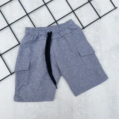 BERMUDA CARGO RUSTICA - GRIS CLARITO
