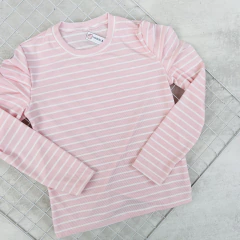 CAMISETA SERAPHINA RAYADA ROSA en internet