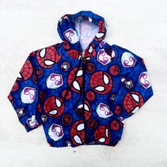 ROMPEVIENTO IMPERMEABLE SPIDERMAN AZUL - Waikiki Babys