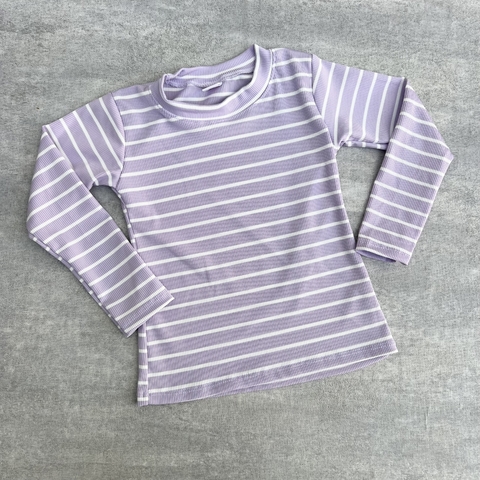 CAMISETA SERAPHINA RAYADA LILA - comprar online
