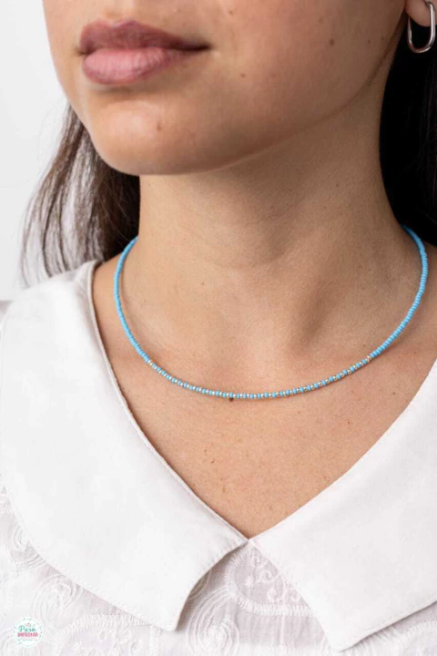 Collar Acapulco (celeste)