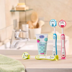 CHICCO CEPILLO DENTAL HIPO ROSA 3-6 AÑOS - comprar online