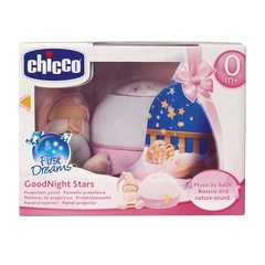 CHICCO PROYECTOR BUENAS NOCHES ESTRELLITAS ROSA +0M