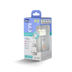 CHICCO MAMADERA PERFECT5 AZUL FLUJO LENTO 0M+ 150 ML - Childs Especialistas en Bebes