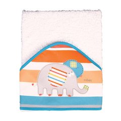 MI BES TOALLÓN CON CAPUCHA ESTAMPADA AMIGUITOS DE TELA 1006532