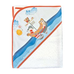 MI BES TOALLÓN CON CAPUCHA SUBLIMADO PIRATAS FELICES 1006566 - comprar online