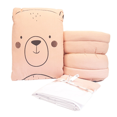 ANA GIAMMARIA KIT COMBO CUNA TUSOR TEDDY ROSA