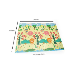OK BABY ALFOMBRA PLEGABLE 2,00 X 1,50 MT 8MM ESPESOR IK0046 en internet