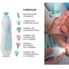 GADNIC LIMA DE UÑAS ELECTRICO CON ESTUCHE - Childs Especialistas en Bebes