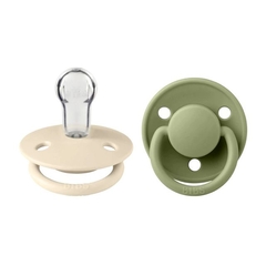 BIBS CHUPETE COLOUR DE LUX IVORY SAGE SILICONE ONESIZE 2 UDS 150223
