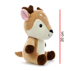 PHI PHI TOYS PELUCHE PEREZOSO ZORRO VENADO 20 CM 1684 - tienda online