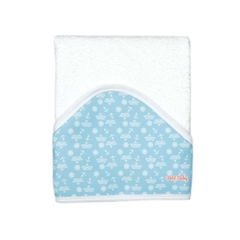 MI BES TOALLÓN CON CAPUCHA SUBLIMADO MOTIVOS MARINEROS 2006573 - comprar online