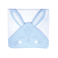 MI BES TOALLÓN CON CAPUCHA BORDADO RABBITS VARIOS MOTIVOS - comprar online