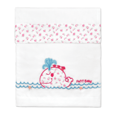 MI BES SÁBANA CUNA 3 PIEZAS BORDADA BALLENA 2013723 PRODUCTO DISCONTINUO - comprar online