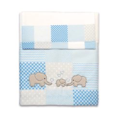MI BES SÁBANA CUNA FUNCIONAL 3 PIEZAS BORDADA SUBLIMADA PATCHWORK 2014070 en internet