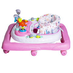 DUCK ANDADOR CON AUTITO EN BANDEJA ROSA 6221 - Childs Especialistas en Bebes