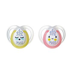 TOMMEE TIPPEE SET DE 2 CHUPETES NIGHT TIME 0-6 M - tienda online