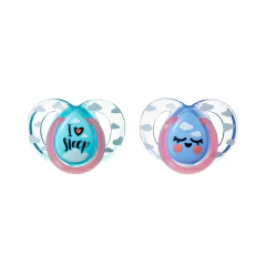 TOMMEE TIPPEE SET DE 2 CHUPETES NIGHT TIME 6-18 M - Childs Especialistas en Bebes