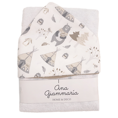 ANA GIAMMARIA TOALLON XL CON CAPUCHA LINEA BOHEMIA UNISEX 6916780070