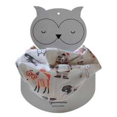 ANA GIAMMARIA BABERO BANDANA GRANDE CON TOALLA UNISEX 7500780070 - comprar online