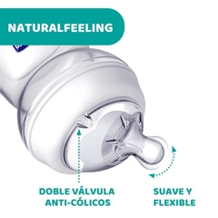 CHICCO BIBERON NATURAL FEELING VIDRIO 150ML 0M+ UNI ARG - comprar online