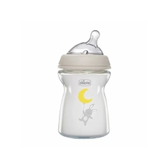 CHICCO BIBERON NATURAL FEELING VIDRIO 250ML 0M+ UNI ARG - comprar online