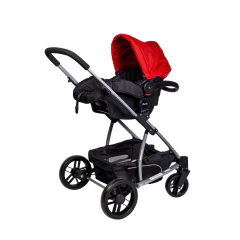 DUCK TRAVEL SYSTEM ONIX ROJO Y NEGRO - Childs Especialistas en Bebes
