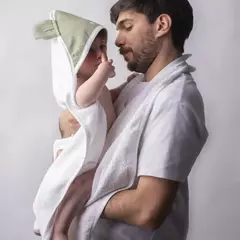 LAS FLORITAS TOALLA MAMA Y BEBE ROSA - comprar online