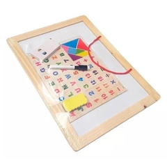 PIZARRON ABECEDARIO Y NUMEROS 27 X 37CM 36M+ en internet