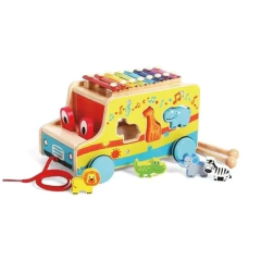 BENIC AUTOBÚS DIDÁCTICO DE MADERA BE14 +18M - comprar online