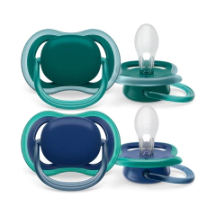 AVENT CHUPETE ULTRA AIR LISO 6-18 M NENE X 2 SCF 085/31 - comprar online