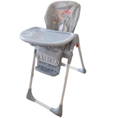 BABYONE SILLA DE COMER BRUNCH BALLENA GRIS