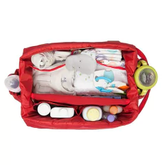 HAPPY LITTLE MOMENTS BOLSO CATA CORAZONES ROJO - comprar online