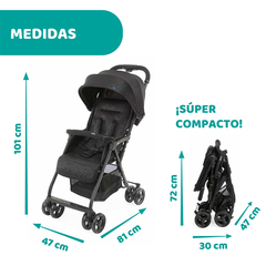 CHICCO COCHE OHLALA 3 JET BLACK en internet