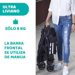CHICCO COCHE DE MELLIZOS / GEMELOS OHLALA TWIN BLACK NIGHT en internet