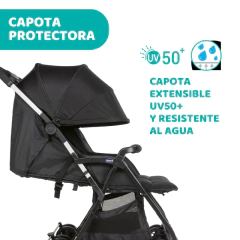 CHICCO COCHE DE MELLIZOS / GEMELOS OHLALA TWIN BLACK NIGHT - comprar online