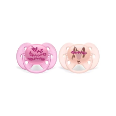 AVENT CHUPETE ULTRA SOFT DECO 6-18M NENA X 2 UNIDADES SCF223/04 - comprar online