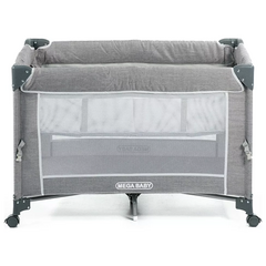 Imagen de MEGA BABY CUNA COLECHO GRIS LEO CON CAMBIADOR