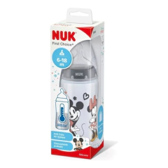 NUK MAMADERA FC+ CONTROL DE TEMPERATURA 300 ML 6-18 M MICKEY MOUSE 10741132B