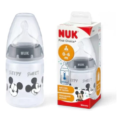 NUK MAMADERA FC+ CONTROL DE TEMPERATURA 150 ML 0-6 M MICKEY MOUSE 10743995B - comprar online