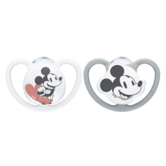 NUK SET DE 2 CHUPETES SPACE TALLE 2 6-18 M MICKEY MOUSE 10736761 - comprar online