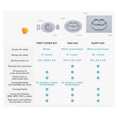 EZPZ SET FIRST FOOD SET BLUSH - Childs Especialistas en Bebes