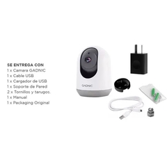 GADNIC CAMARA IP WIFI P2P00090